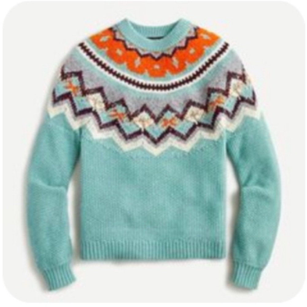 Brand New, J Crew Fair Isle Sweater